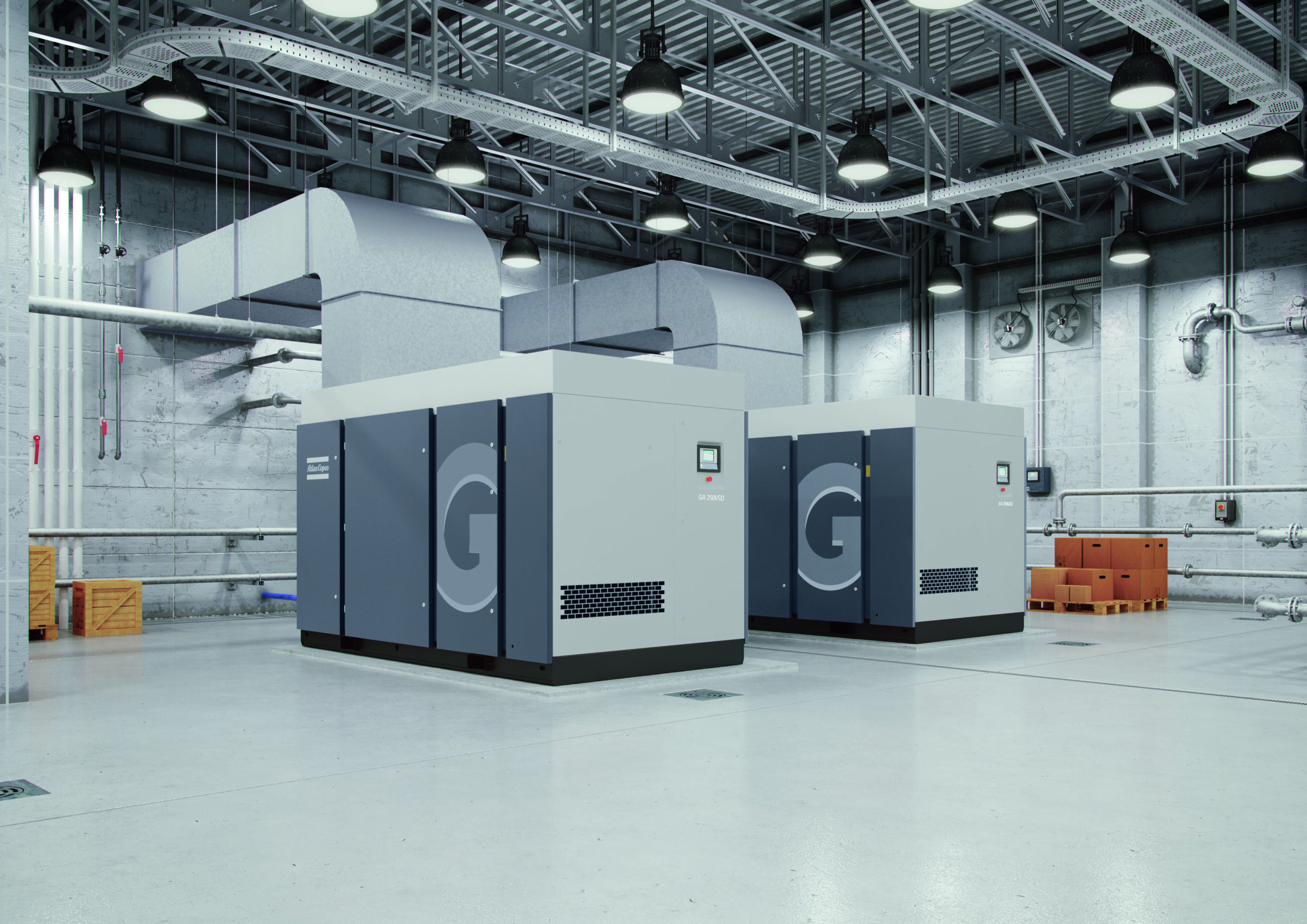Atlas Copco's GA VSD product line brings energy efficiency and reliability for industries worldwide. Courtesy: Atlas Copco