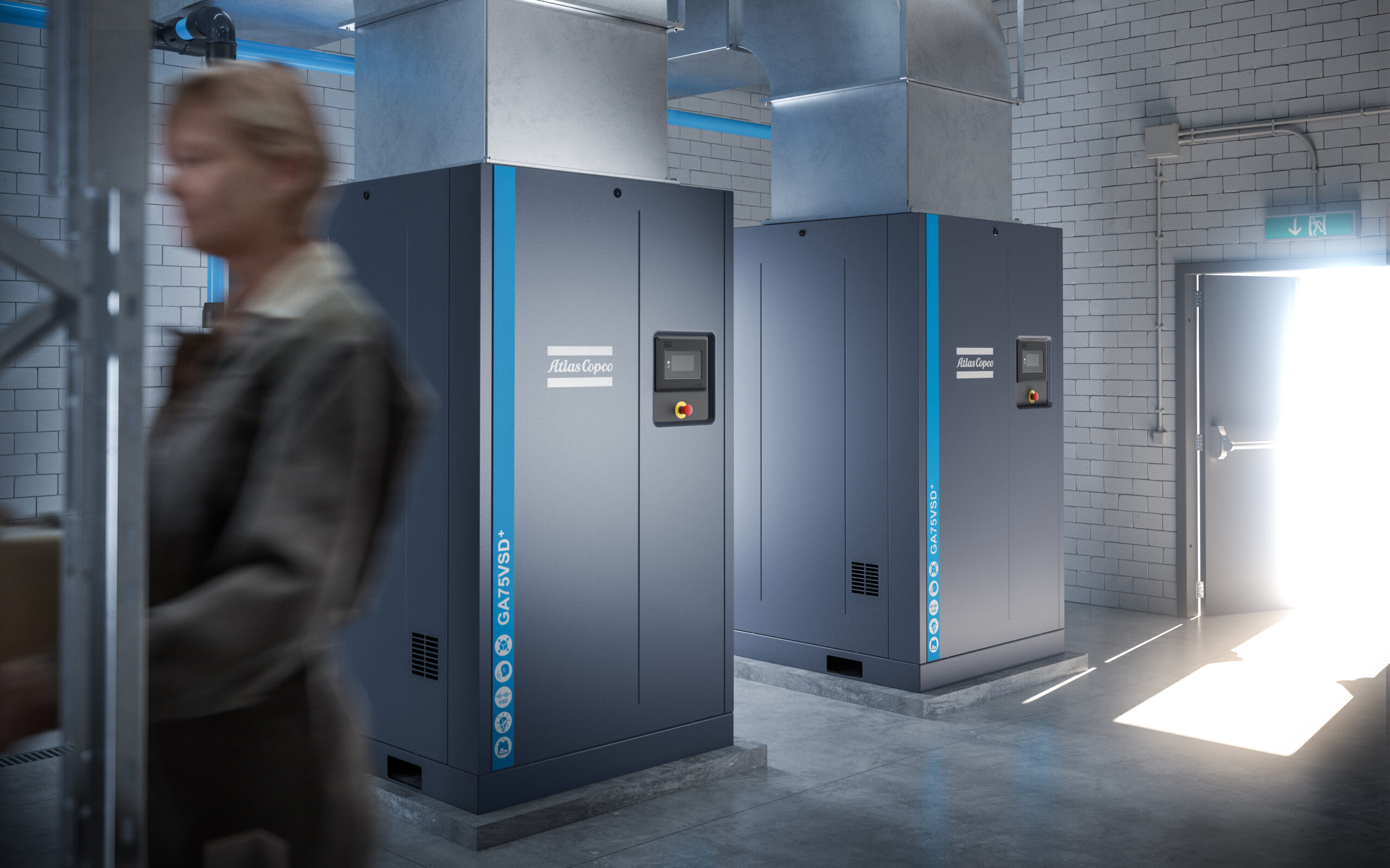 Atlas Copco's GA VSD product line brings energy efficiency and reliability for industries worldwide. Courtesy: Atlas Copco