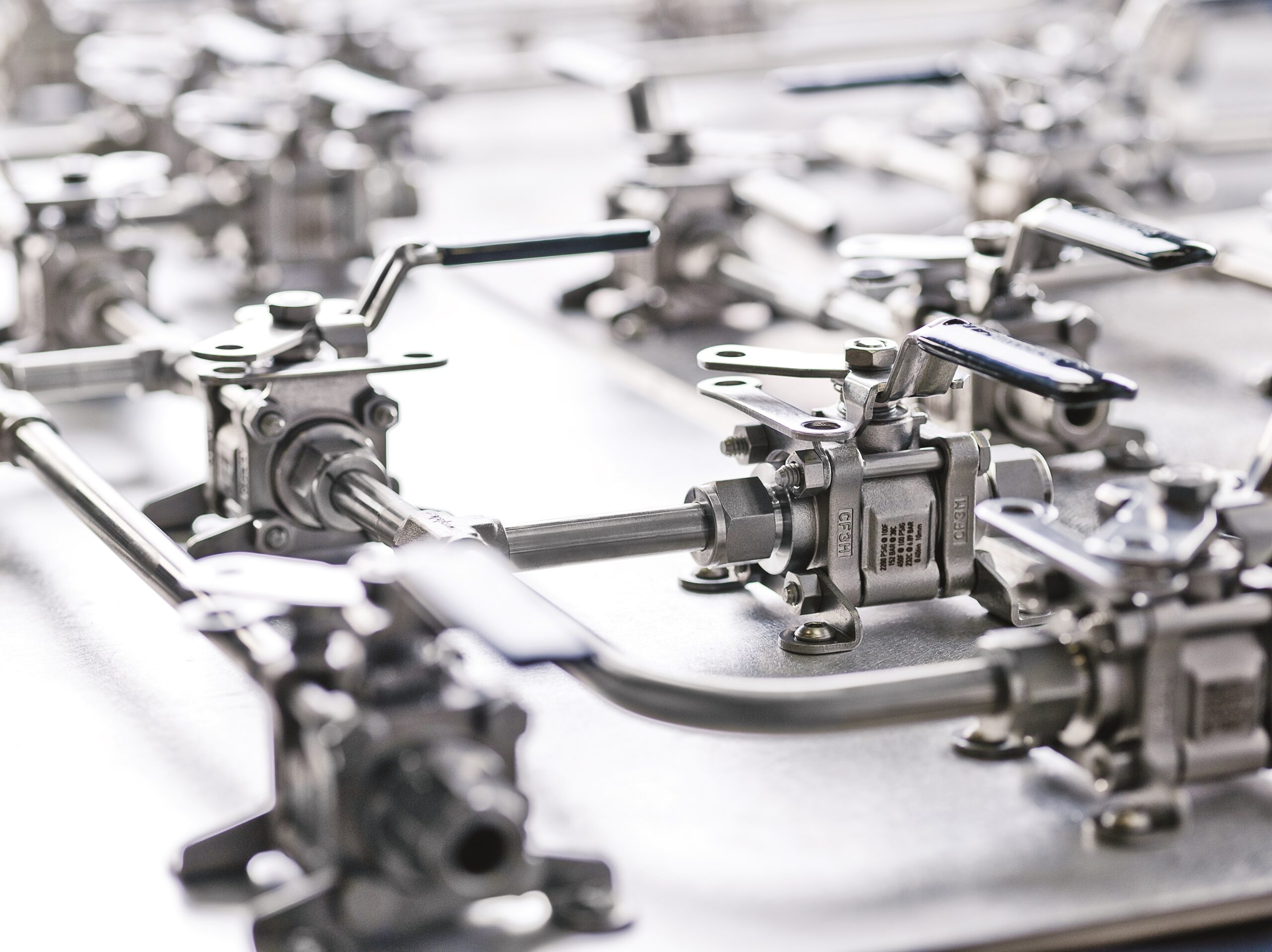Figure 3: Affix valves in positions to reduce the amount of vibration to which they are subjected. Courtesy: Swagelok Co.