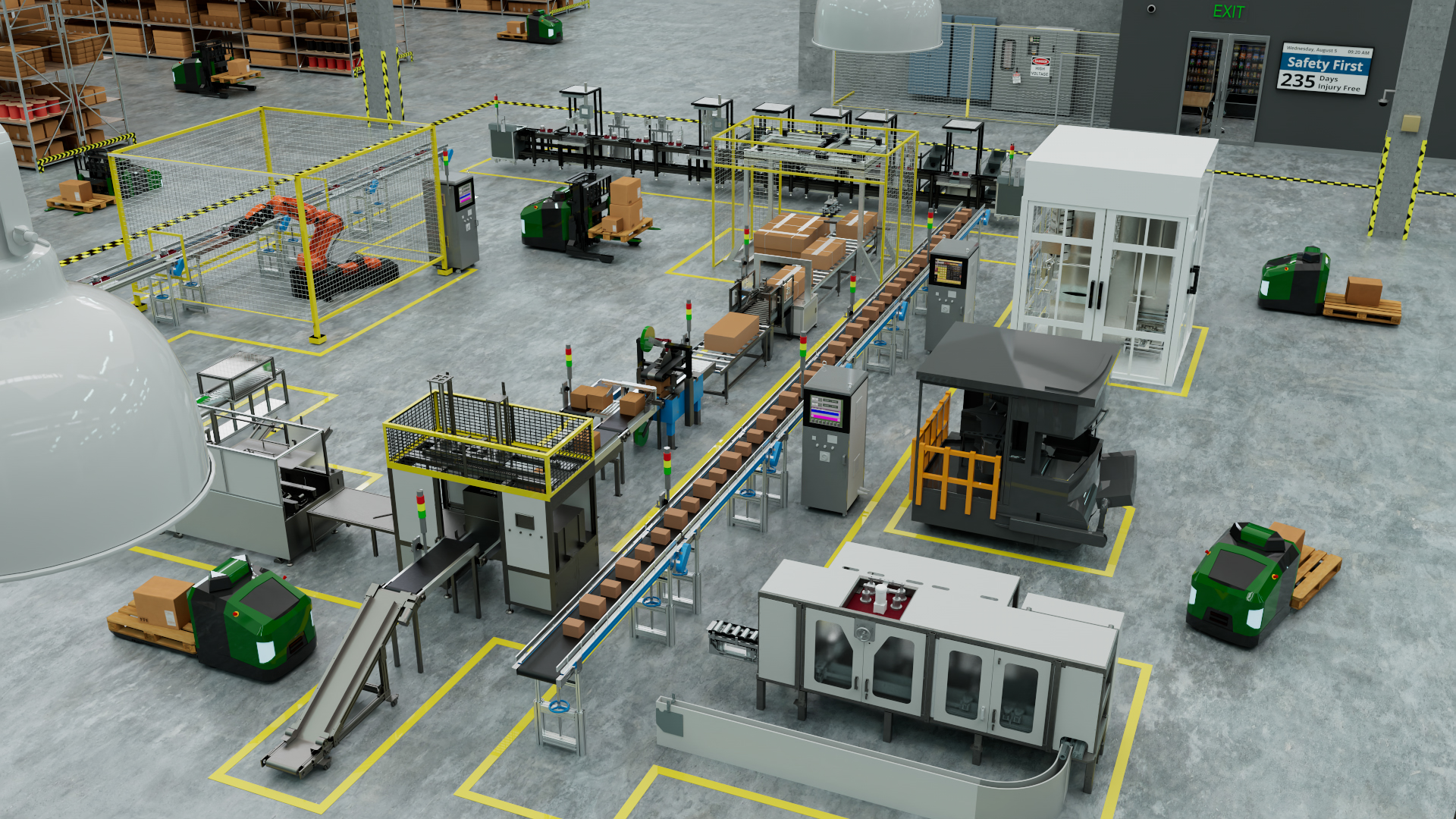 Figure 1: By removing the human element from dull, dirty or dangerous work, robots can help improve safety on the plant floor. Courtesy: Wesco