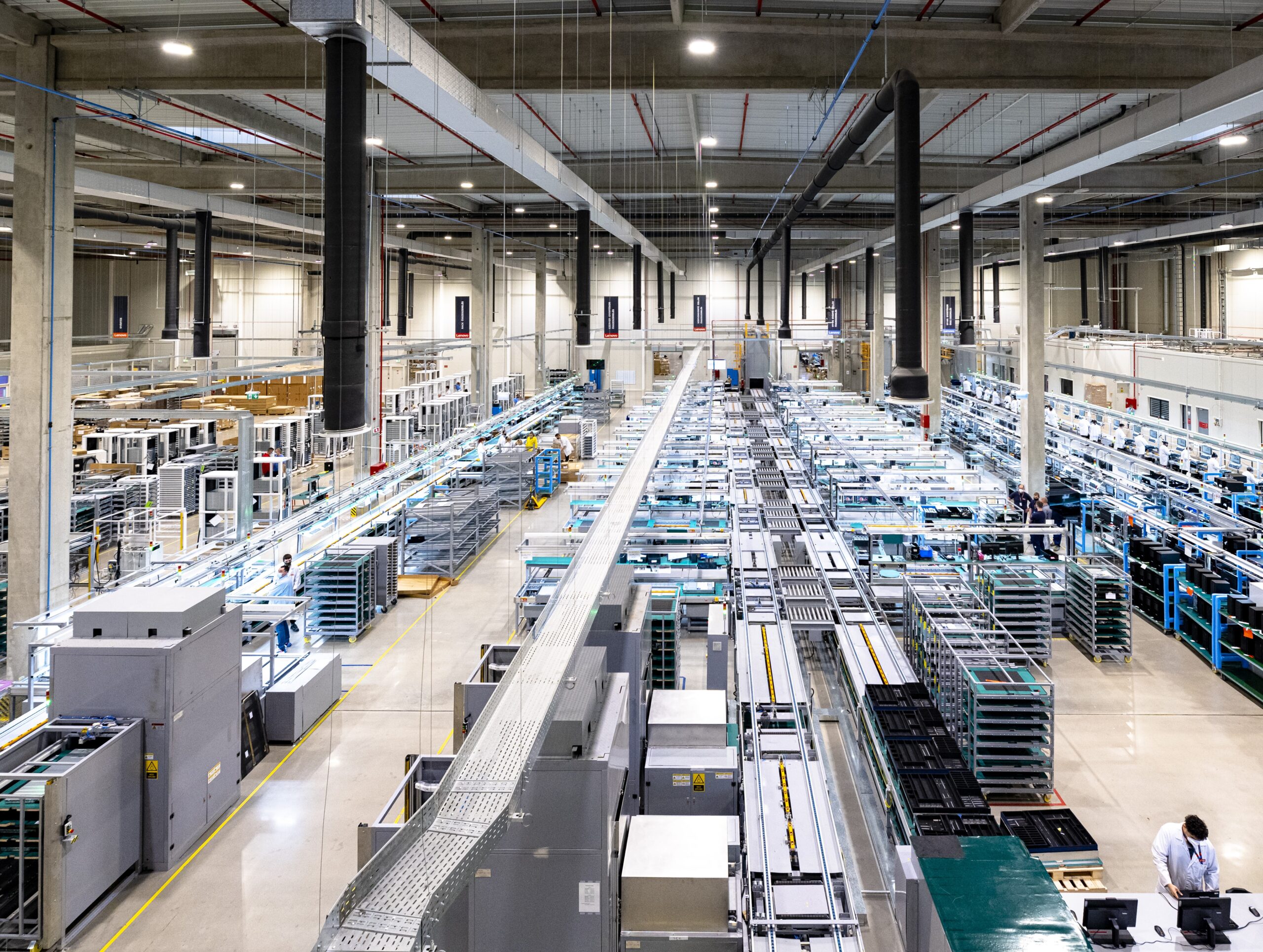 Figure 1: Artificial intelligence and other emerging technologies will continue to accelerate standardization and automation as manufacturers strive to stay flexible across the entire product development lifecycle — from design through to the production line. Courtesy: Lenovo
