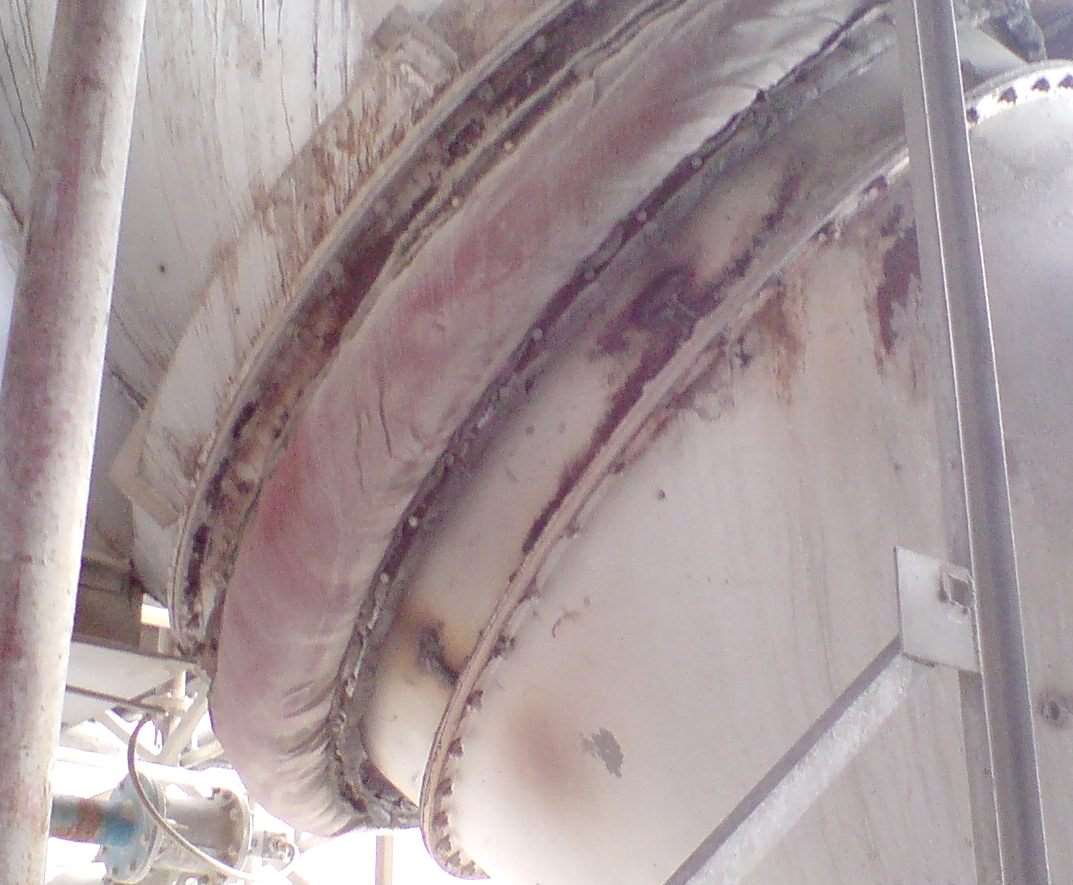 Figure 2: Examples of expansion joints monitored under preventive maintenance programs. Courtesy: Teadit Group