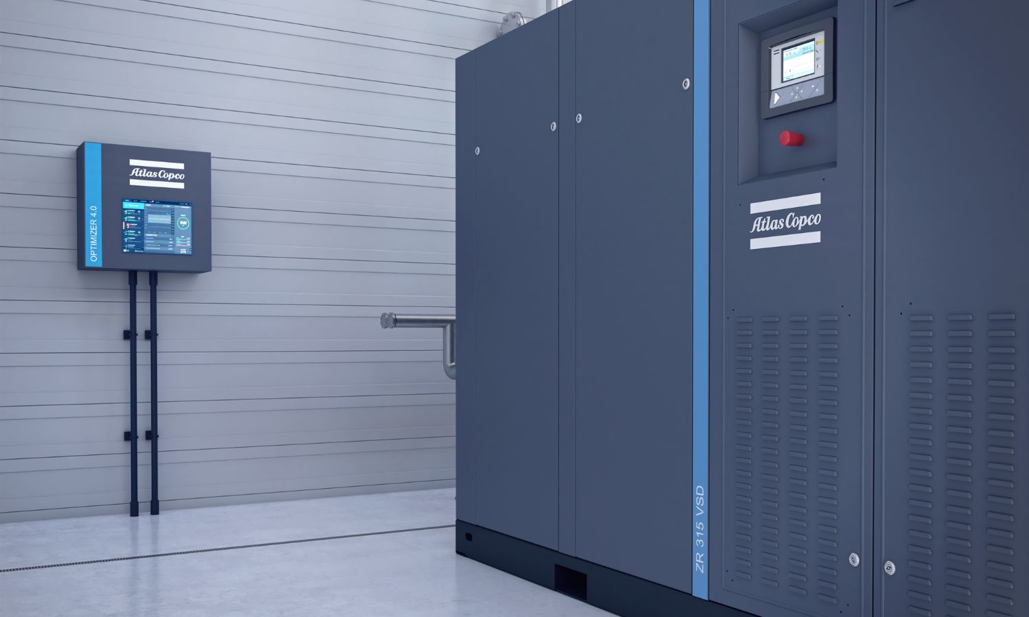 Figure 4: Atlas Copco's ZR 315 VSD compressor, combined with the Optimizer four.0, delivers energy-efficient, oil-free air with smart monitoring capabilities, enabling optimized performance and reduced energy consumption in industrial applications. Courtesy: Atlas Copco Compressors