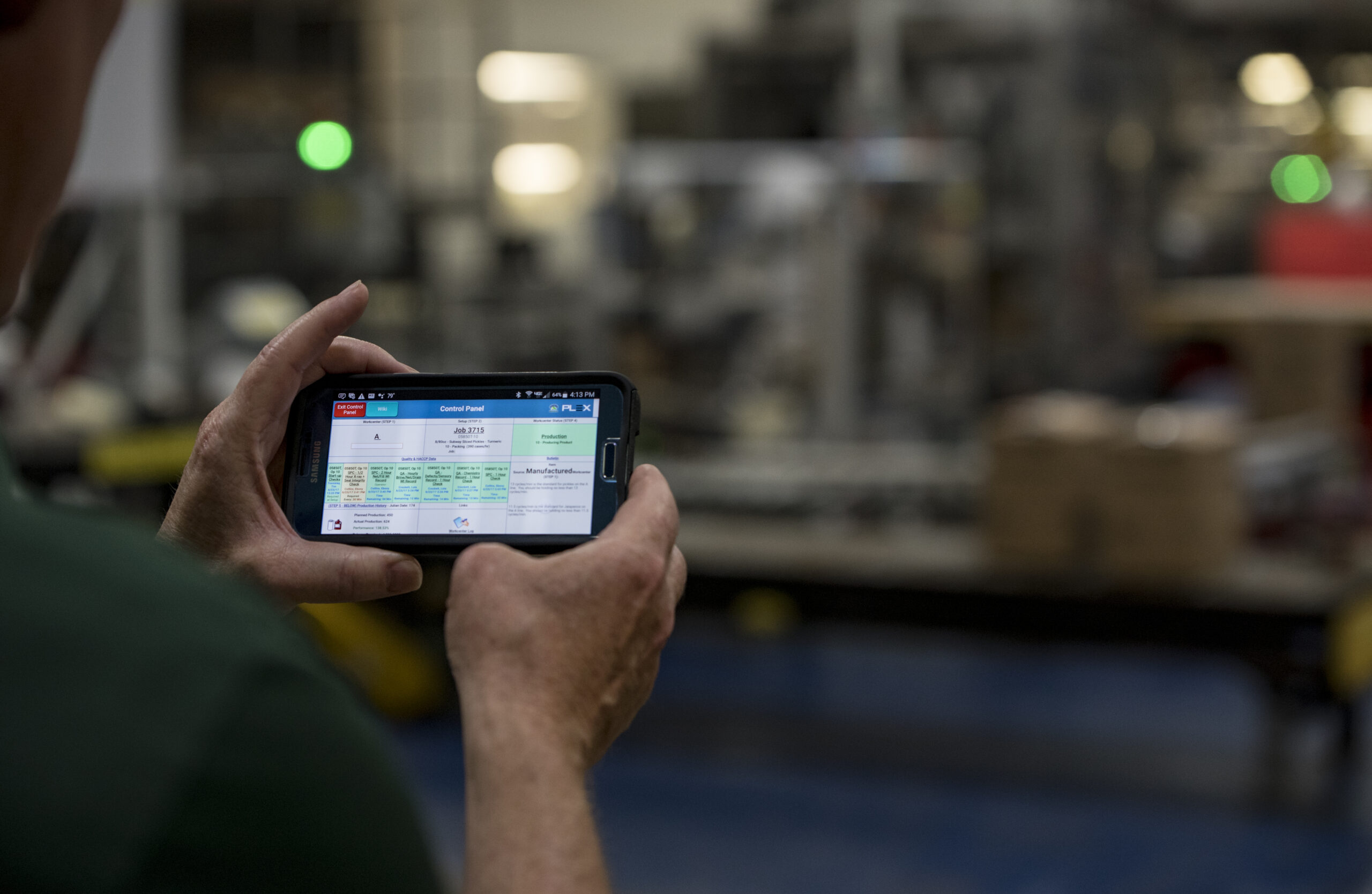 Figure 1: Plex programming can be easily accessed on the plant floor. Courtesy: Plex, by Rockwell Automation