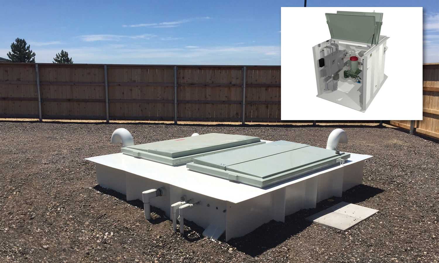 EVERLAST Recessed Pump Station with Dual Hatch Entry - Plant Engineering