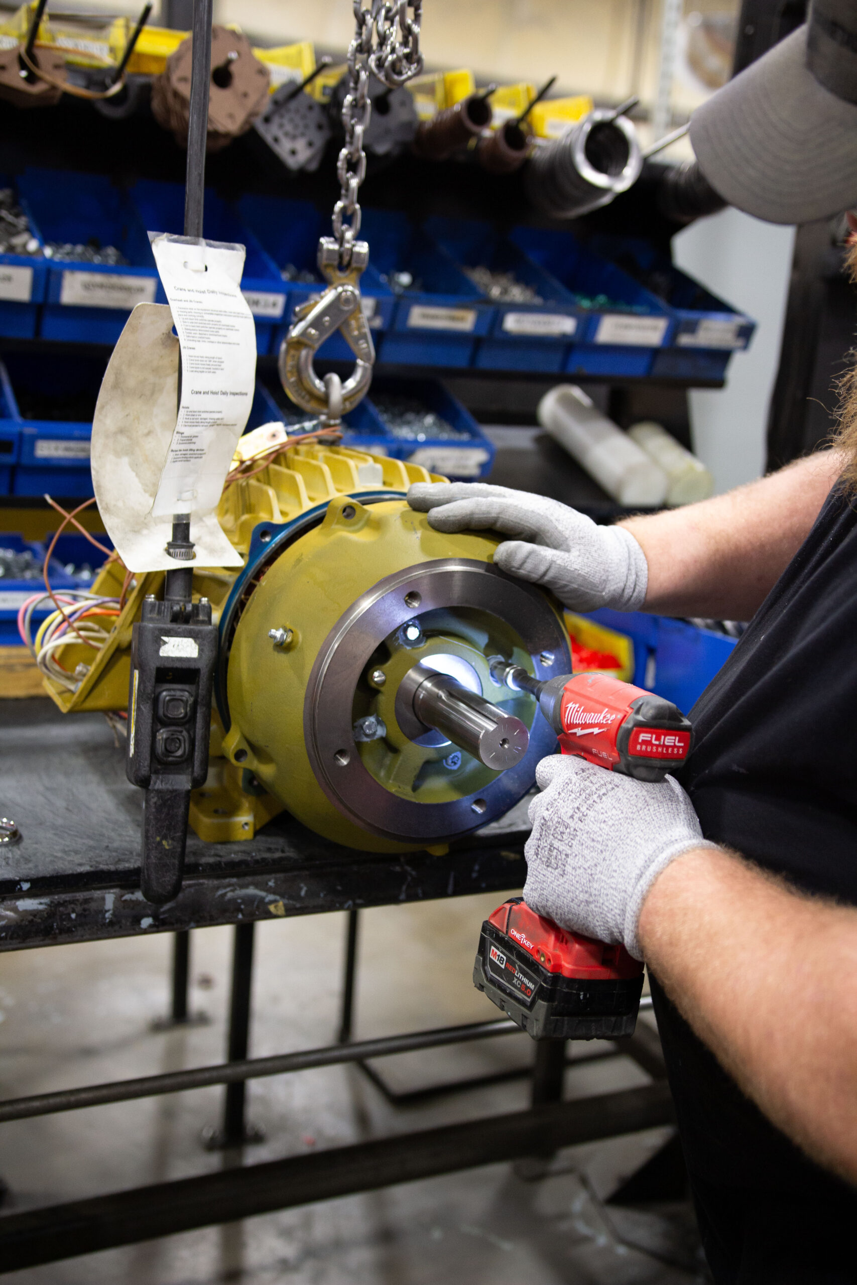 Figure 1: SP4 severe duty motors, manufactured in Ozark, Arkansas. Courtesy: ABB