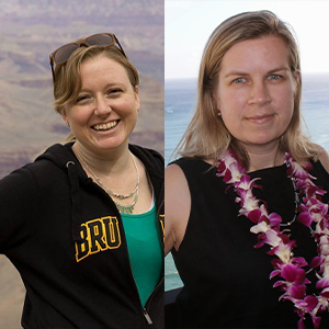 Amanda Pelliccione (left) and Amara Rozgus.