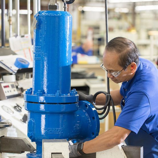 Figure 2: A technician performs precision valve repair, an essential part of maintaining optimal performance and extending the life of industrial valves.. Courtesy: Emerson
