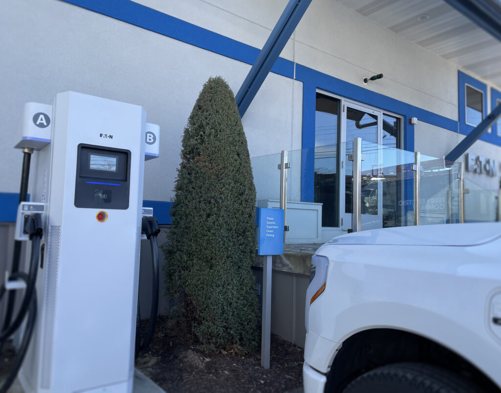 Figure 1: Direct current fast chargers are well-suited for around-the-clock or on-the-go operations but require higher electrical capacity due to increased power demand. Courtesy: Eaton
