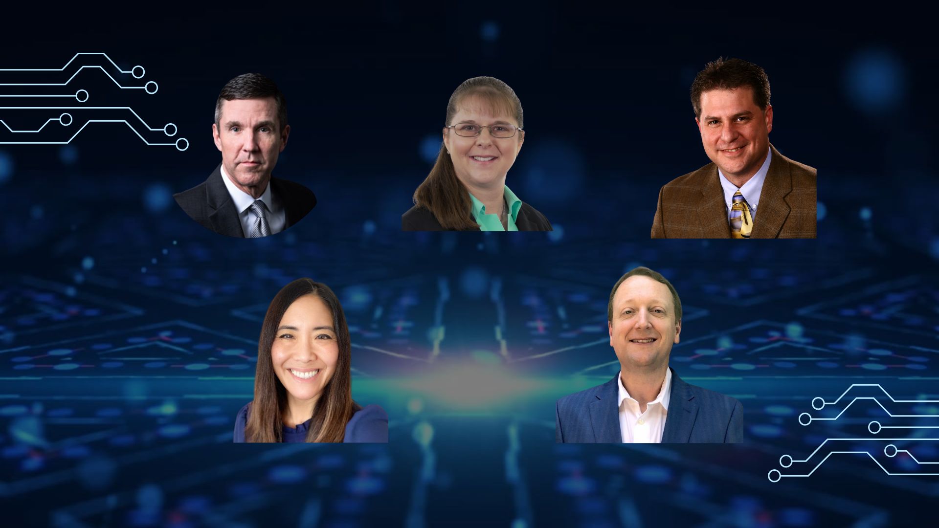 Clockwise L to R: Doug Cooper, Director of Product Management, Aspen Technology; Stacey Jones, Global Portfolio Leader of Asset Performance Management, ABB; Drew Mackley, Reliability Solutions Director, Emerson; Christine Nishimoto, Director of Asset Management Products Asset Lifecycle Management at IBM; Heath Stephens, Digitalization Leader, Hargrove Controls & Automation. Courtesy: WTWH Media