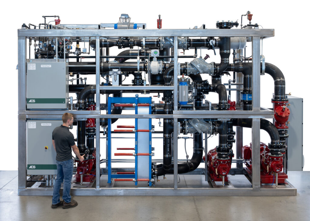 Figure 3: Integrated thermal management skids provide precise cooling to prevent thermal runaway and ensure battery cells operate at peak efficiency. Courtesy: ACS