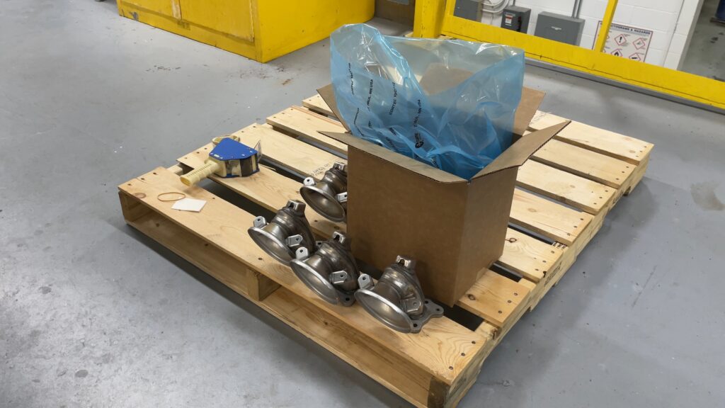 Figure 3: Restored metal parts ready for preservation. Courtesy: Cortec