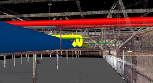 Laser scanning allows multiple individual users to access information without going to the site and that they would otherwise have to rely on phone calls, images, as well as pass through information marked up on 2D drawings.