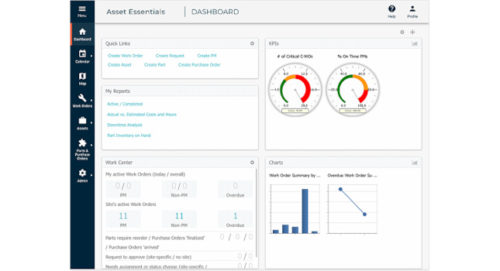 CMMS for maintenance management.