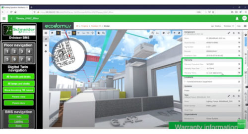 Digital twin platforms can provide single line diagrams in active blueprints of single phase and three phase power systems.
