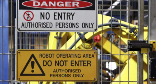 OSHA requires that “any machine part, function, or process that may cause injury” be equipped with appropriate risk reduction measures.
