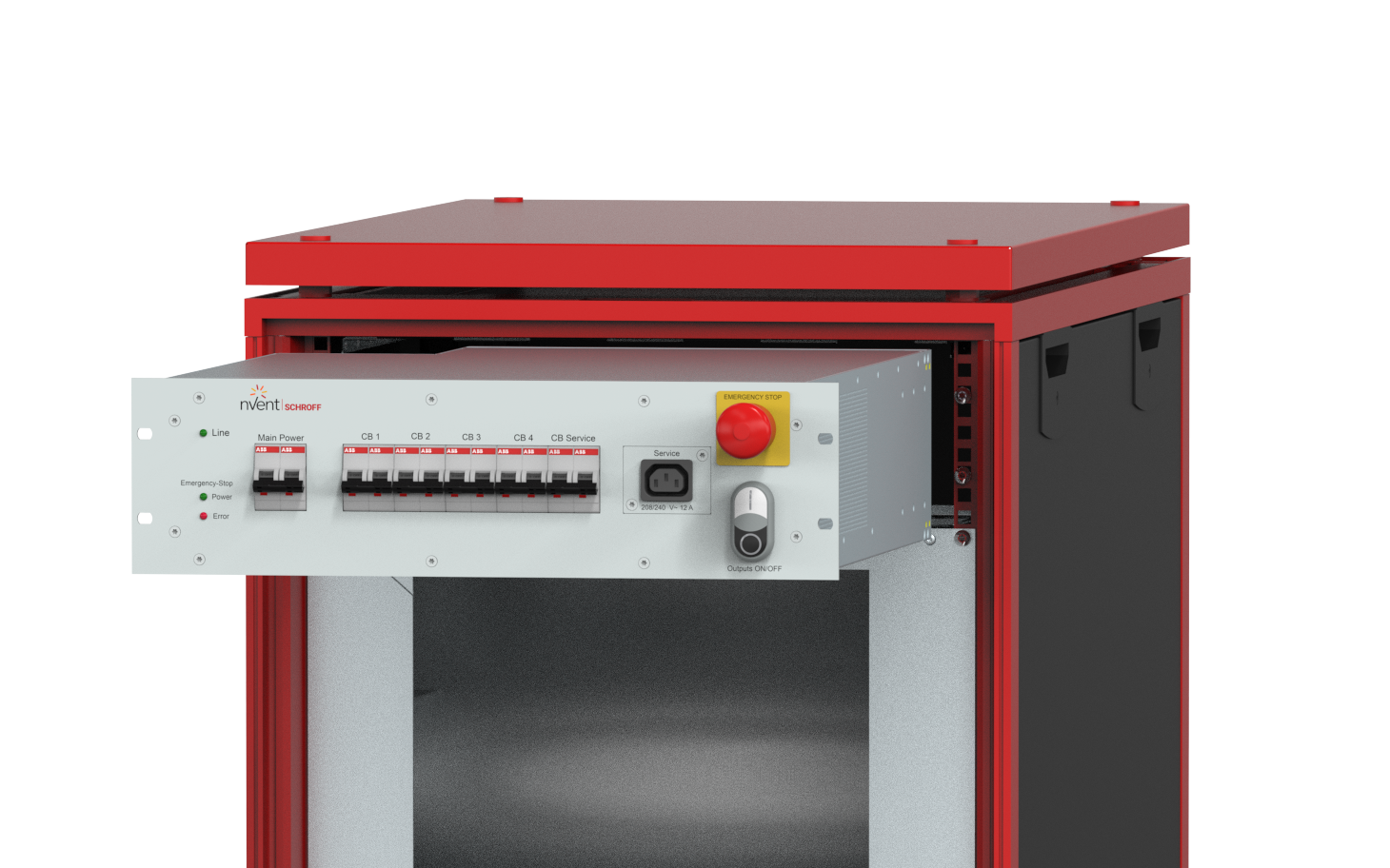 Safety and power configurable 19 inch power distribution unit Plant