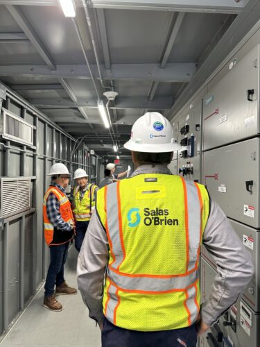 Figure 2: Salas O’Brien team commissioning onsite. Courtesy: Salas O’Brien